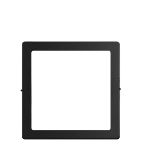 Panel LED Aplicar 18W-Cuadrada 22x22-1400Lm-6000K NEGRO