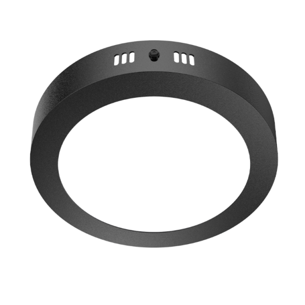 Panel LED Aplicar 12W-Circular Ø17-1080Lm-6000K NEGRO - Image 2