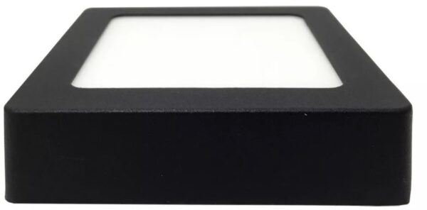 Panel LED Aplicar 12W-Cuadrado-17x17-1080Lm-6000K NEGRO - Image 3