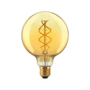 LED-E-27 GOLDEN GLOBO 5W Calida 260Lm-360° - 2200K