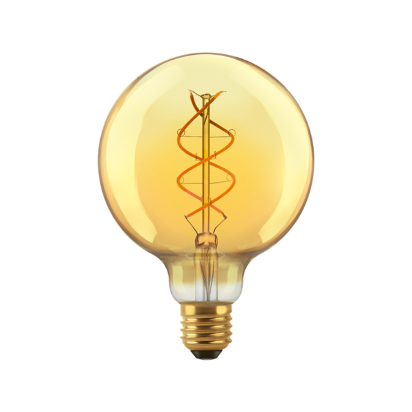 LED-E-27 GOLDEN GLOBO 5W Calida 260Lm-360° - 2200K