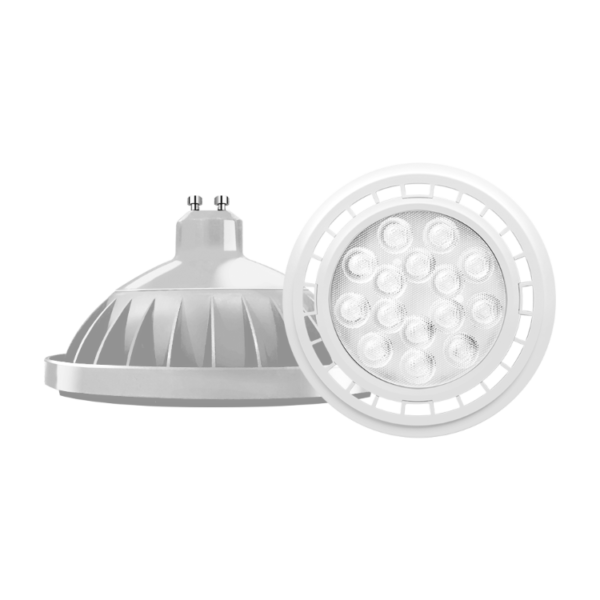 LED-AR 111-GU10 - POT 11 W (25°)- Calido -890Lm-30.000HS 3000k PVC