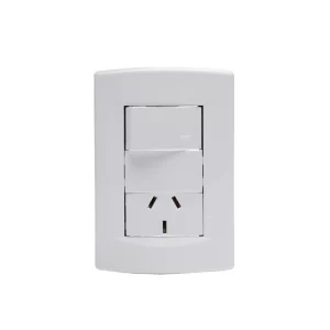 LIFE - Llave Armada 1 Punto y 1 Toma Binorma - blanco puro