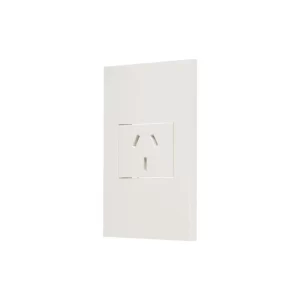 LIFE - Llave Armada 1 Toma 20 Amp- blanco puro