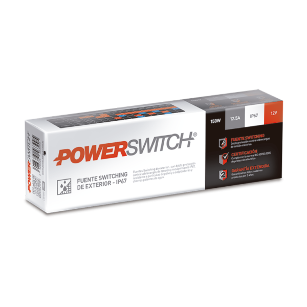 Fuente SWITCHING ESTANCA IP65 12v  12,5A - Image 2