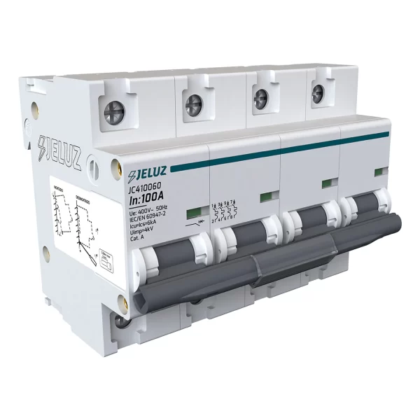 Termomagnetica  6  kA-Curva K -4x100 Amp