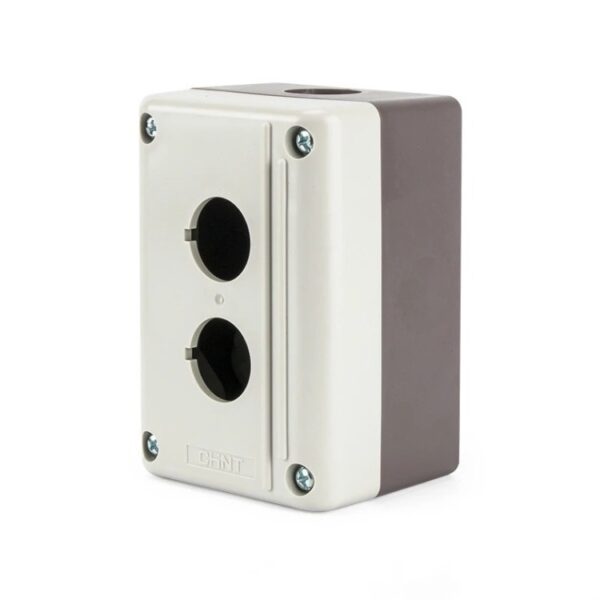 CAJA VACIA - Gris de 2 Orificio 22mm - IP65 para  NP2