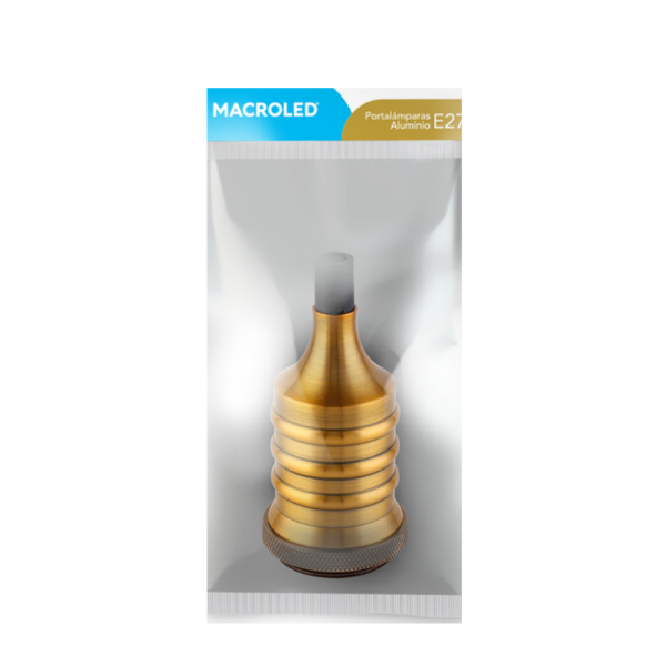 Portalampara DIXON-  E27-BRONCE BRILLANTE - Image 2