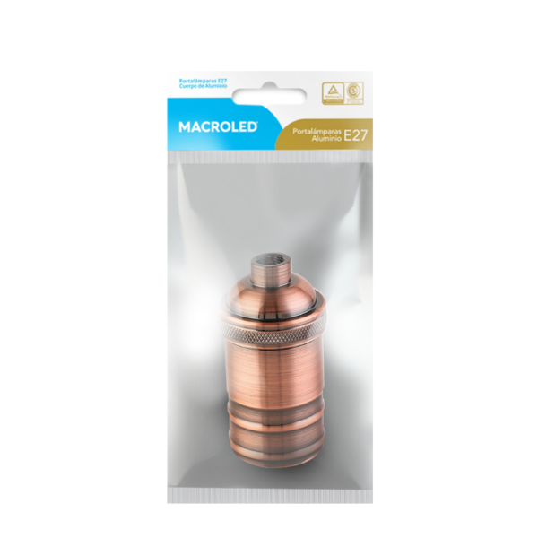 Portalampara VINTAGE -VINTAGE  E27-COBRE - Image 2