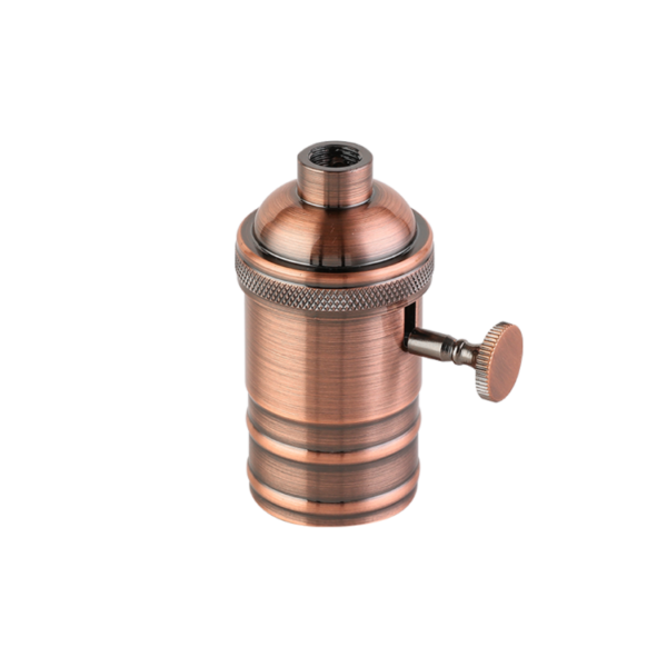 Portalampara VINTAGE C/PERILLA-  E27-COBRE