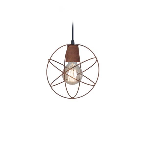Colgante-Cardales Mini-1L-E27-Jaula-Ø11-Ox