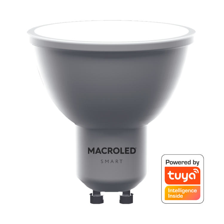 Smart Dicro MR16 5w- gu10 Ac100 240V-Wifi+bluetooth RGB Blanco